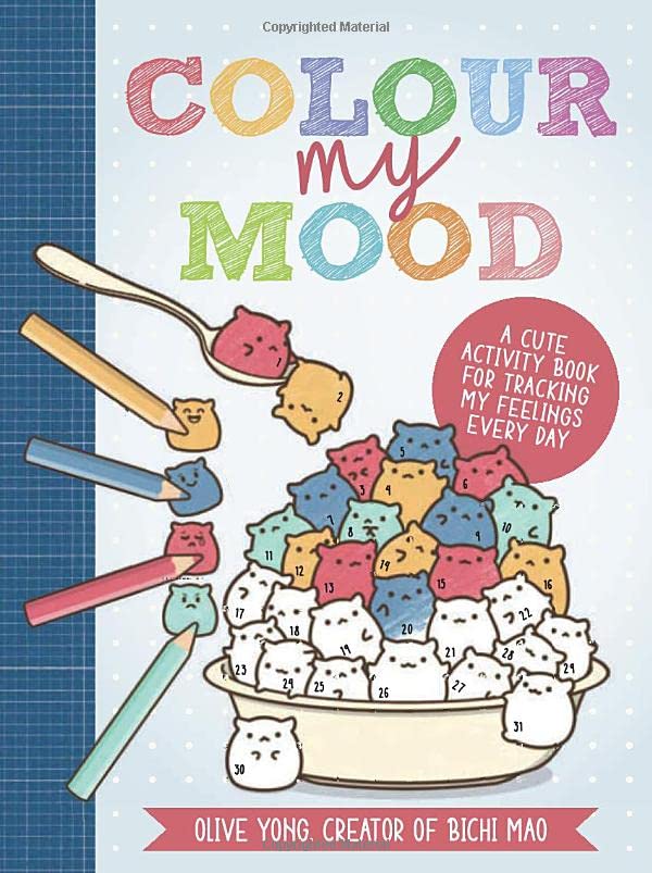 Colour My Mood: A cute activity book for tracking my feelings every day - Spiffy - The Happiness Shop