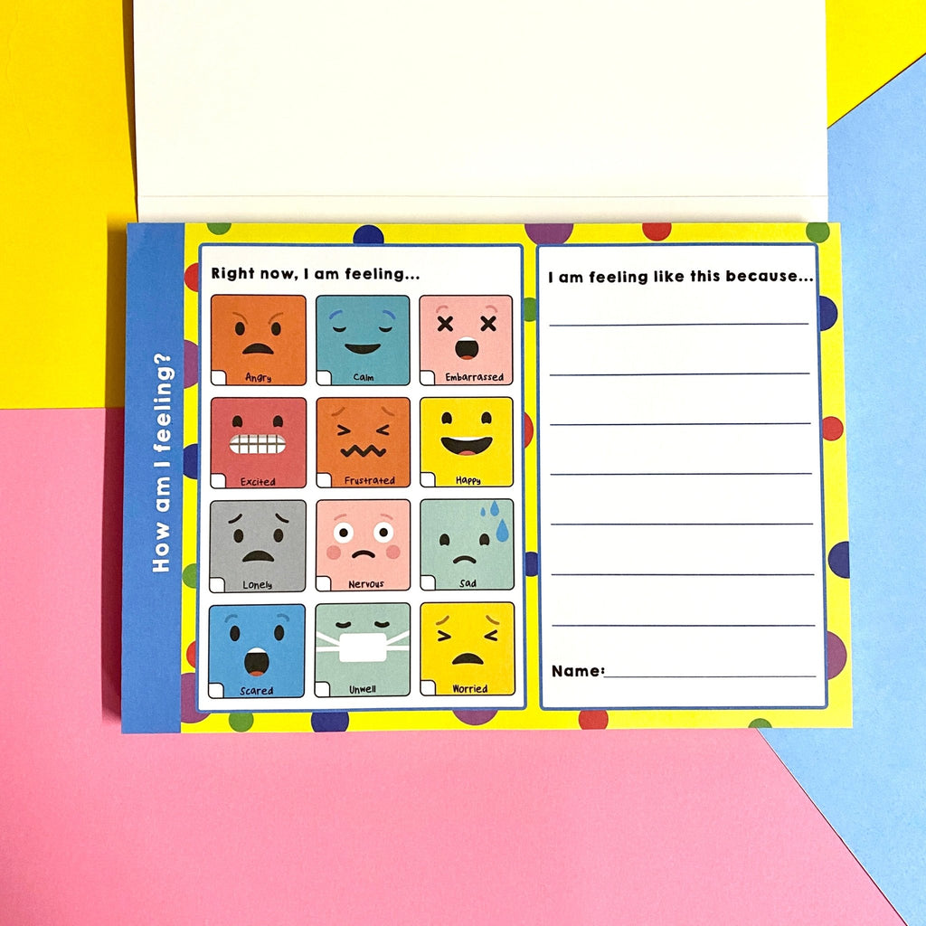 How Am I Feeling? A5 Notepad - 100 pages - Spiffy - The Happiness Shop