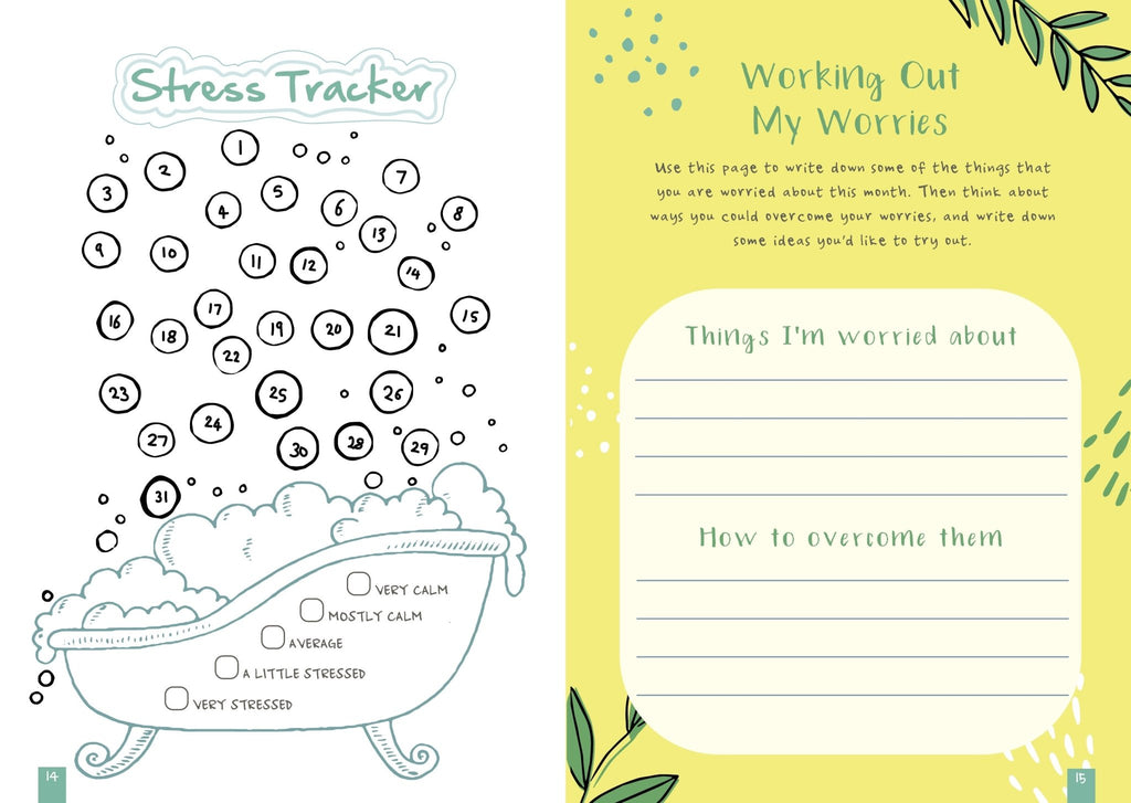 My Wellness Tracker (Book by Anna Barnes) - Spiffy - The Happiness Shop