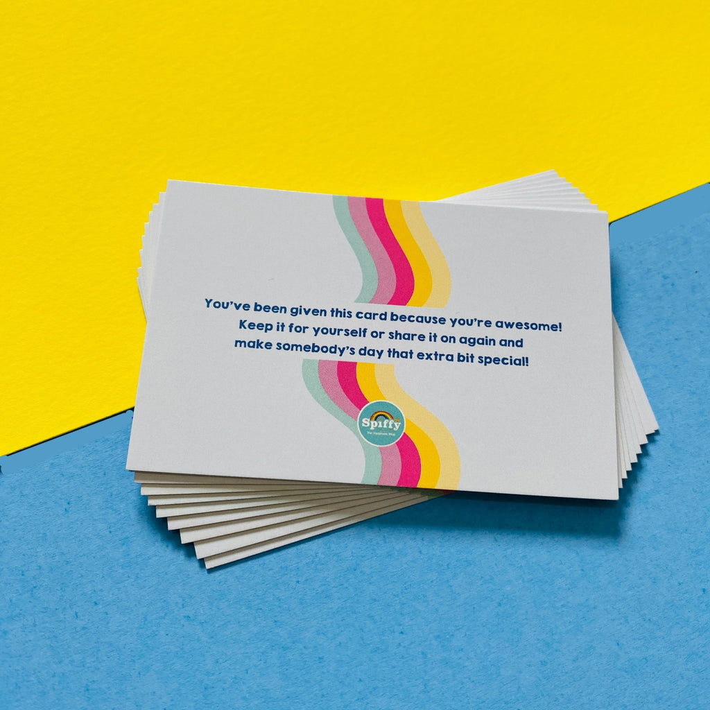Pocket Kindness Cards - Ten Reminders to Spread Some Kindness - Spiffy - The Happiness Shop