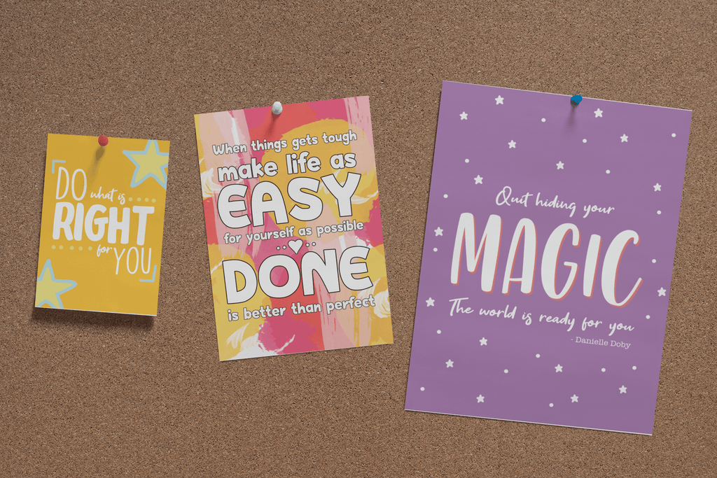 Set of Six Uplifting Prints *DIGITAL DOWNLOAD* - Spiffy - The Happiness Shop