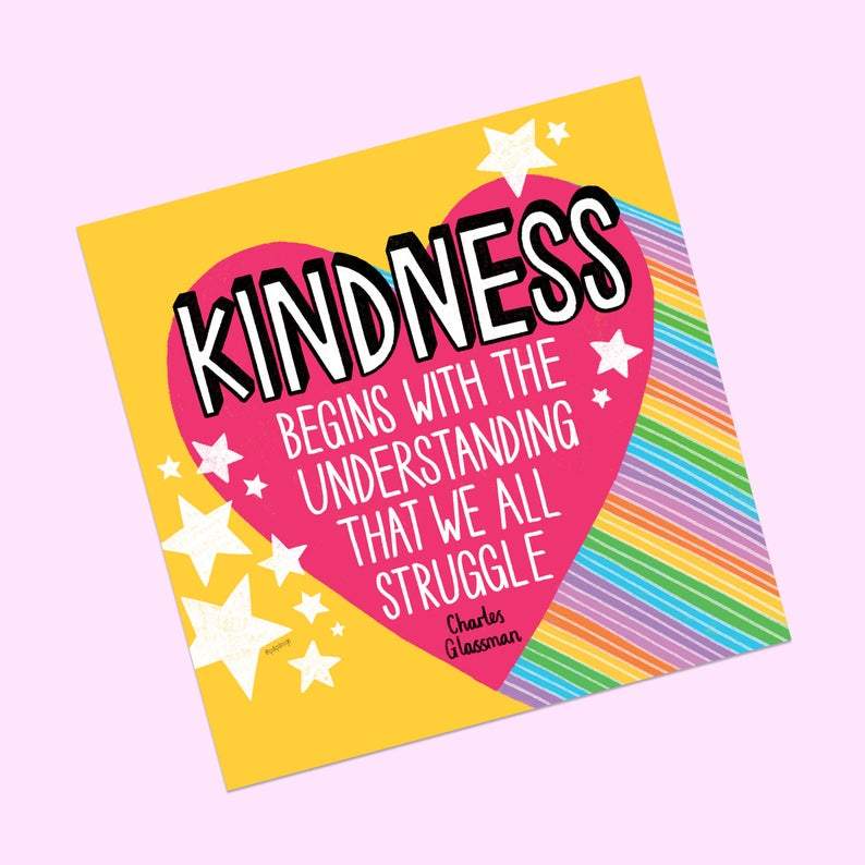 A little note on kindness - Spiffy - The Happiness Shop