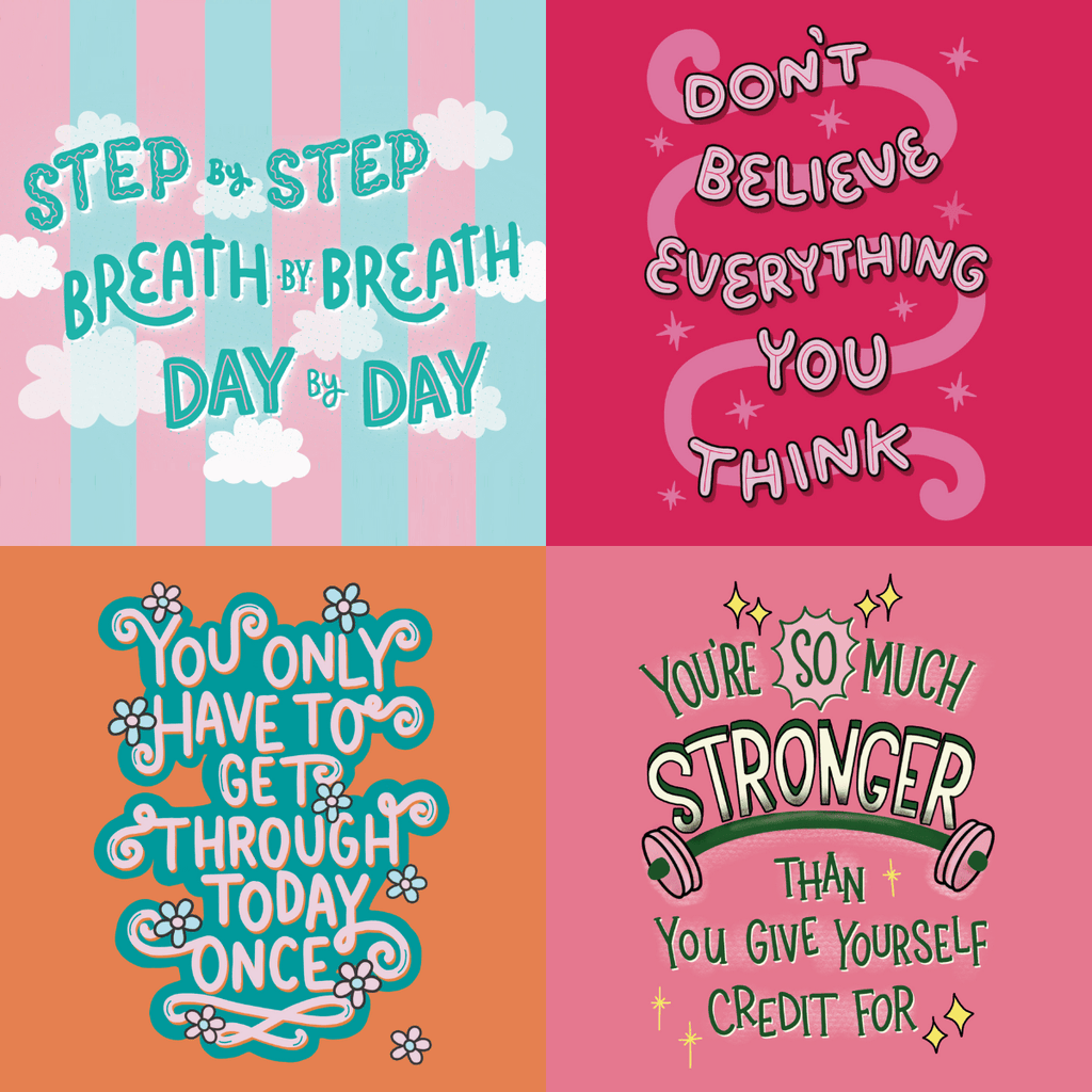 Prints and Wall Art for Anxiety, Stress and Low Mood - Spiffy - The Happiness Shop