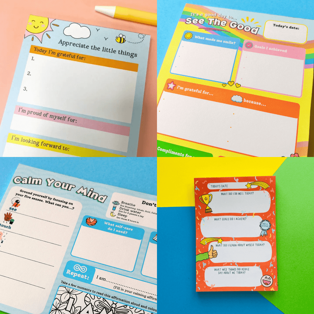 Self-Care Planners, Notepads and Mental Health Stationery - Spiffy - The Happiness Shop