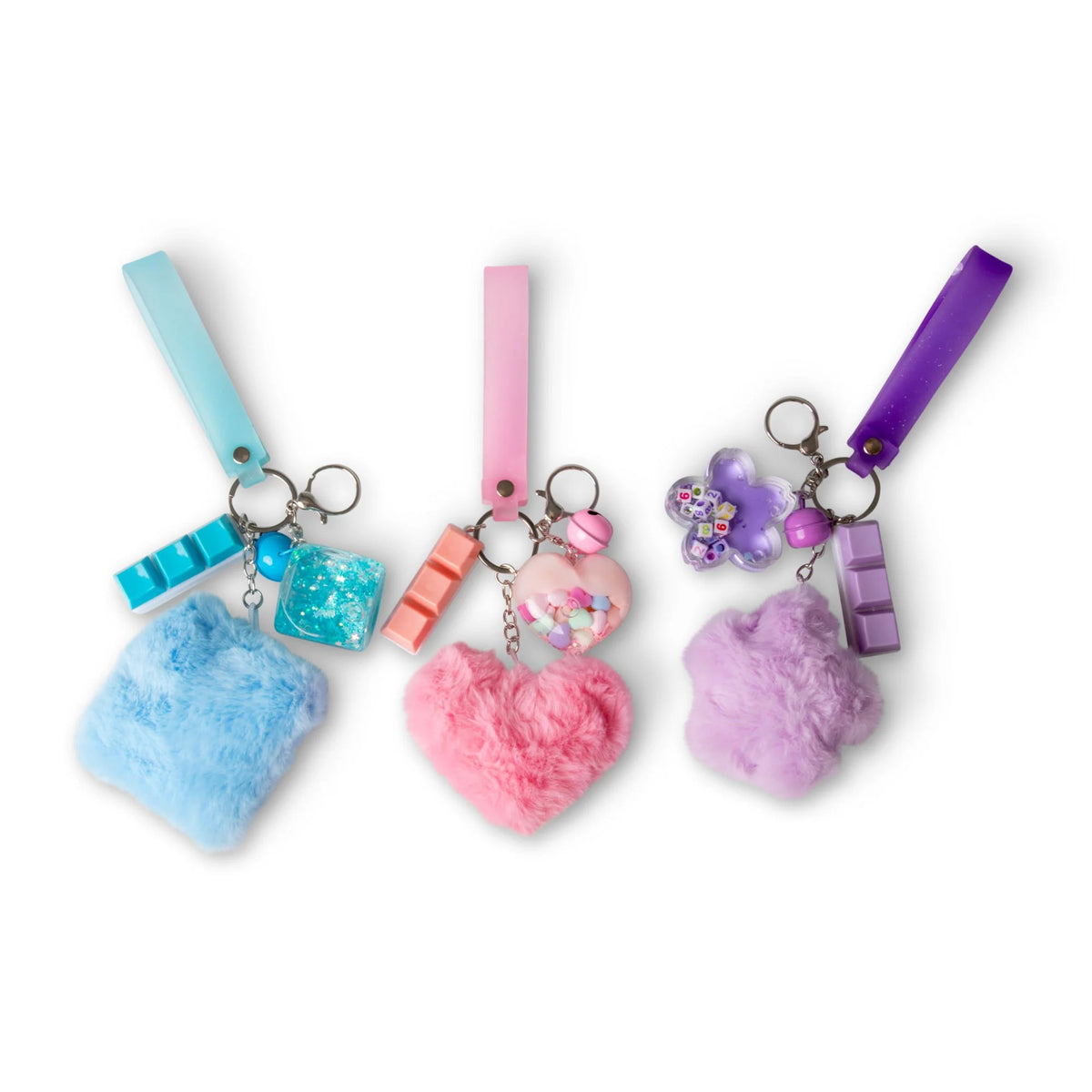 Fluffy Fidget Keychain Toy - Portable Anxiety Relief Tool – Spiffy ...