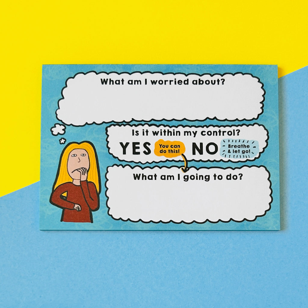 What am I Worried About A6 Notepad *SECONDS* - Spiffy - The Happiness Shop