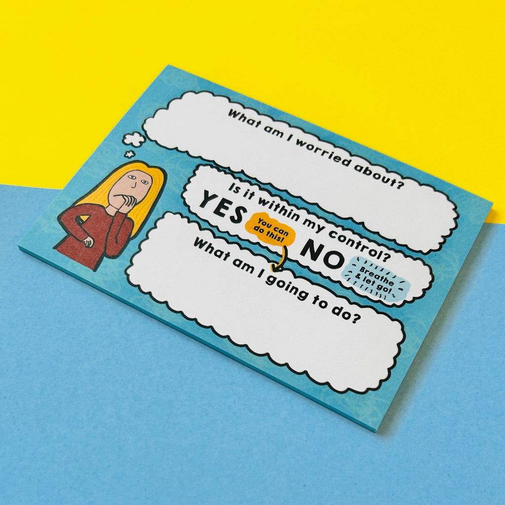 What am I Worried About A6 Notepad *SECONDS* - Spiffy - The Happiness Shop