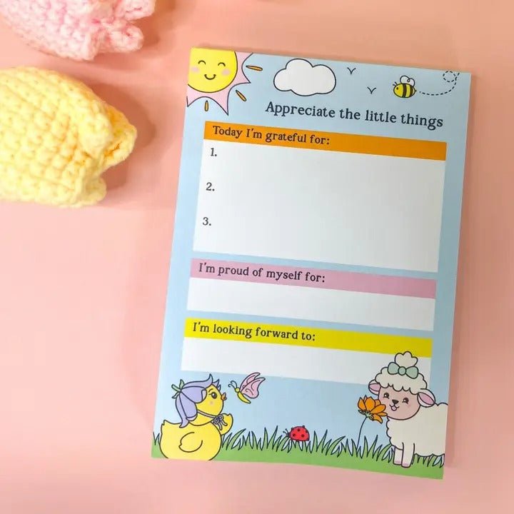 A6 Gratitude Pad - Appreciate the Little Things - Spiffy - The Happiness Shop