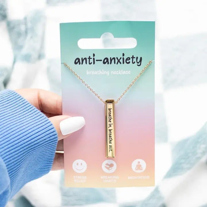 Anti - Anxiety Breathing Necklace - Spiffy - The Happiness Shop