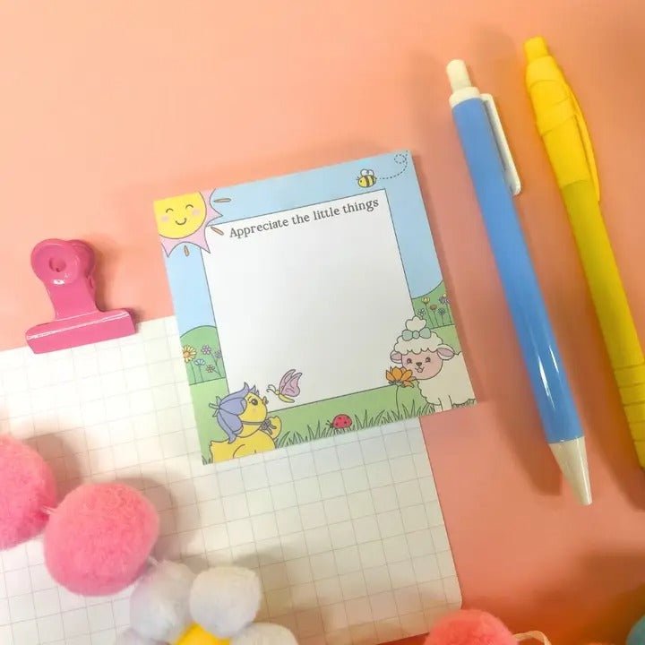 Appreciate the Little Things Sticky Notes - Spiffy - The Happiness Shop