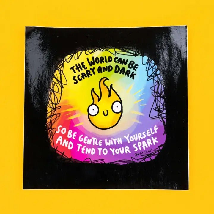 Be Gentle With Yourself Vinyl Sticker - Spiffy - The Happiness Shop