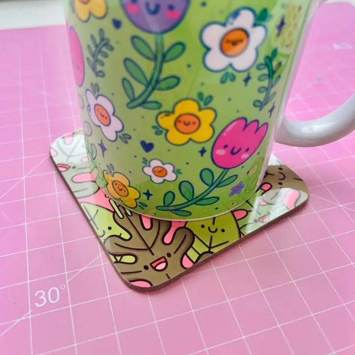 Be - Leaf In Yourself - Drinks Coaster - Spiffy - The Happiness Shop