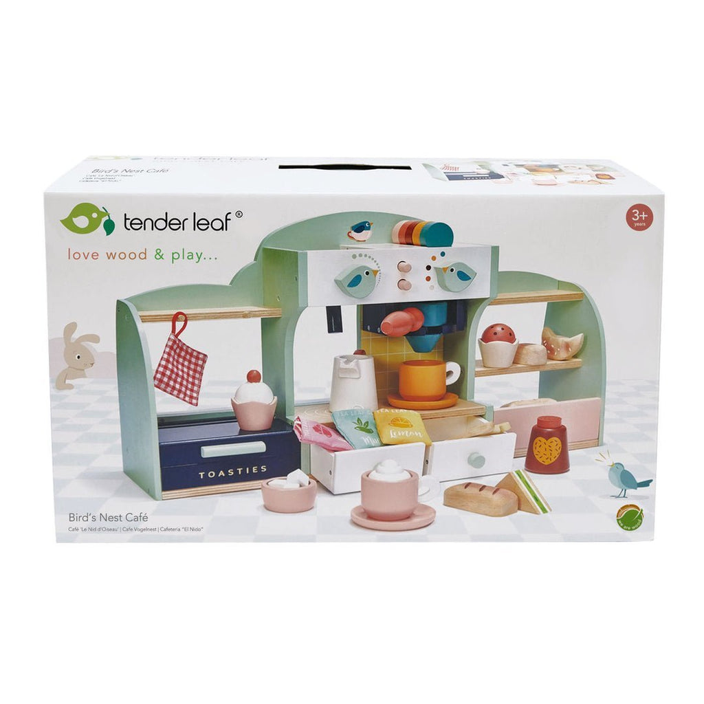 Bird's Nest Cafe - Wooden Role Play Coffee Shop Toy Set - Spiffy - The Happiness Shop