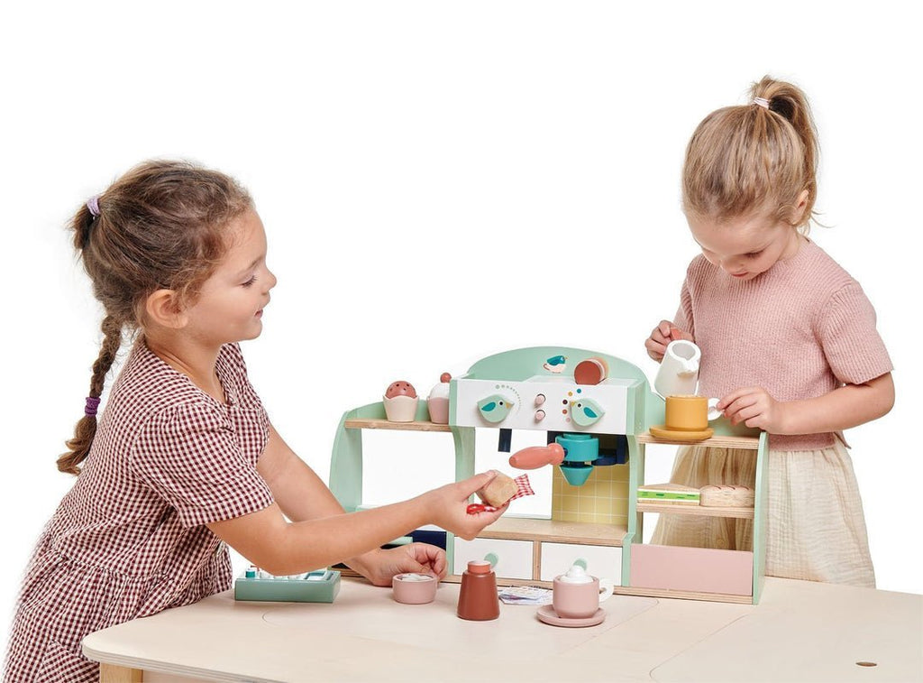 Bird's Nest Cafe - Wooden Role Play Coffee Shop Toy Set - Spiffy - The Happiness Shop