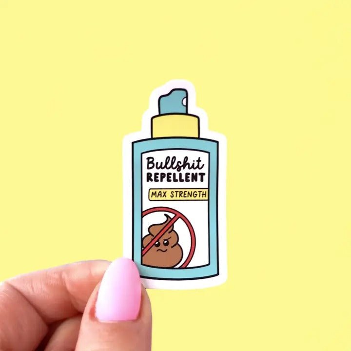 Bullshit Repellent Sticker - Spiffy - The Happiness Shop