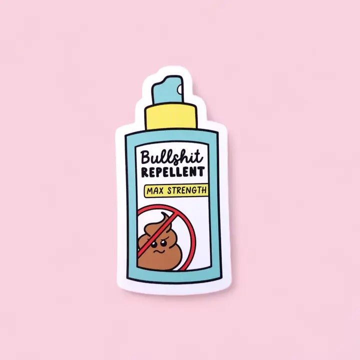 Bullshit Repellent Sticker - Spiffy - The Happiness Shop