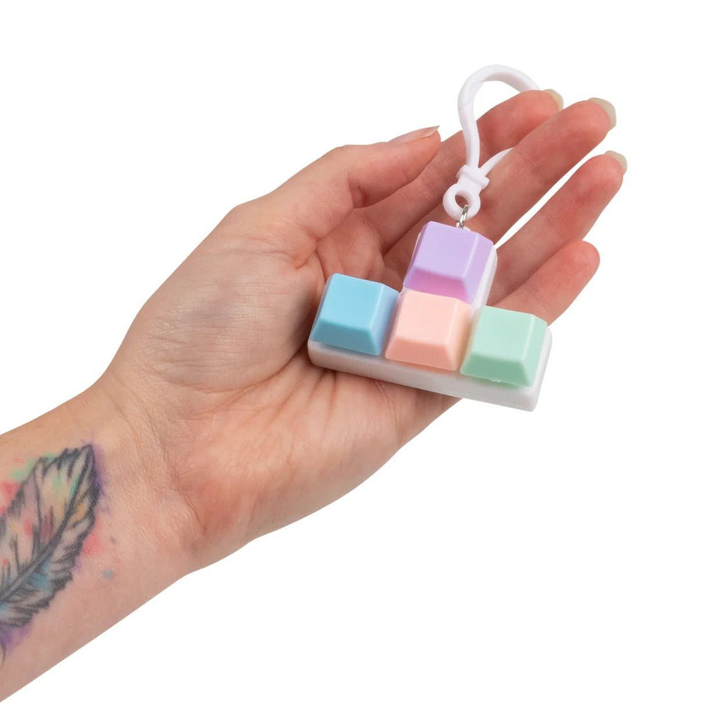 Fidget Keyboard Keychain Sensory Toy - Spiffy - The Happiness Shop