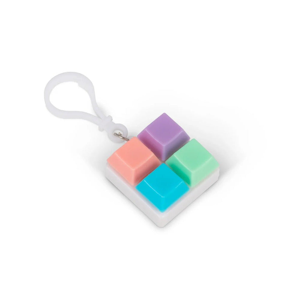 Fidget Keyboard Keychain Sensory Toy - Spiffy - The Happiness Shop