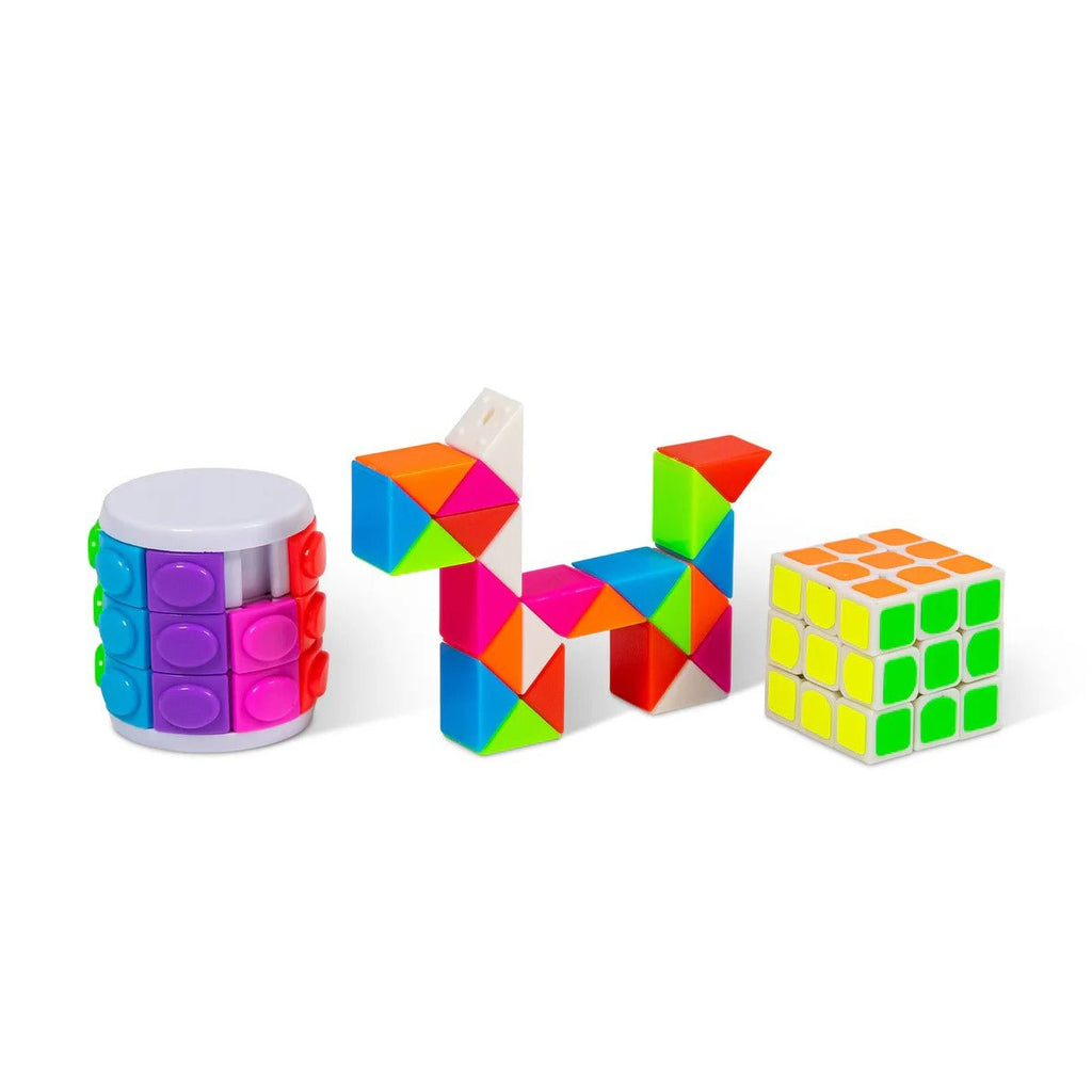 Fidget Puzzle Fun - 3 - Pack Fidget Puzzle Set - Spiffy - The Happiness Shop