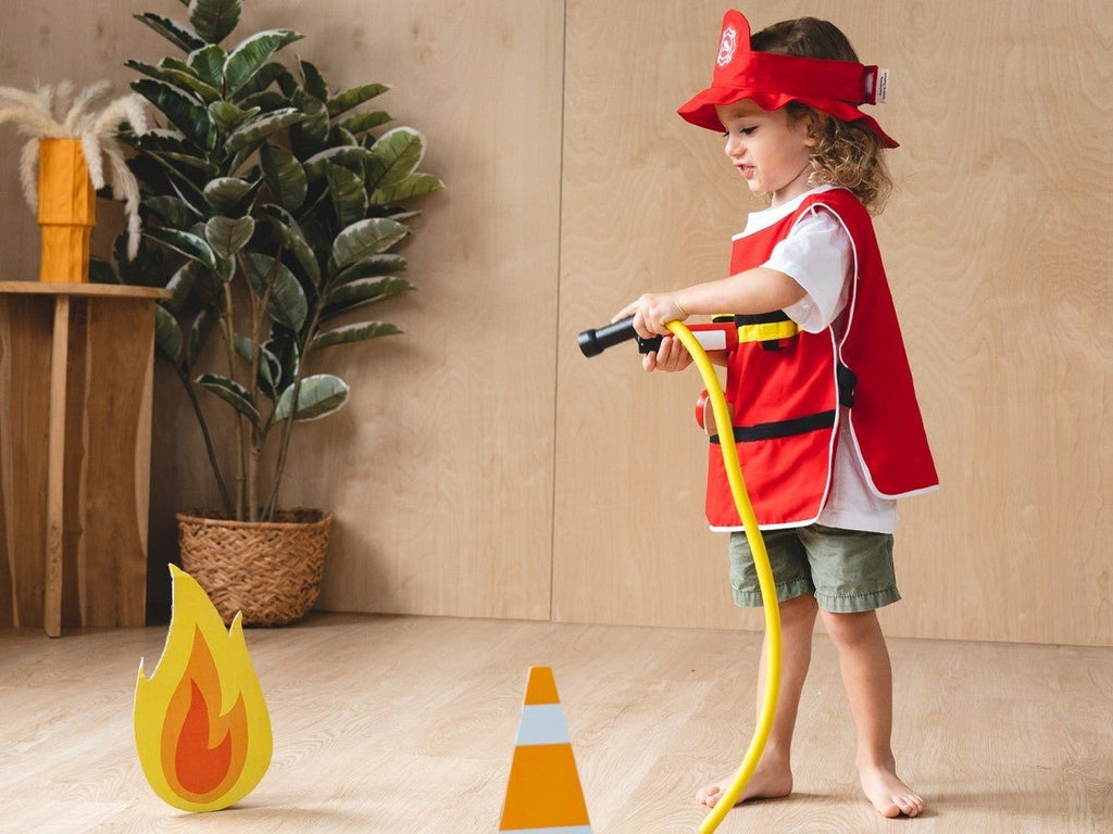 Fire Fighter Play Set - Wooden Role Play Toy - Spiffy - The Happiness Shop