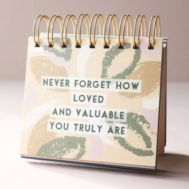 Floral Weekly Positivity Flip Chart - Spiffy - The Happiness Shop