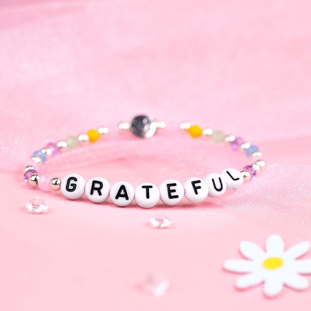 Grow Through What You Go Through - Grateful Beaded Bracelet - Spiffy - The Happiness Shop