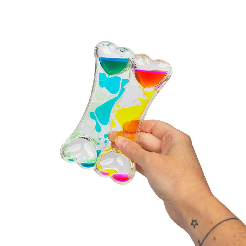 Heart Liquid Motion Timer Sensory Toy - Spiffy - The Happiness Shop