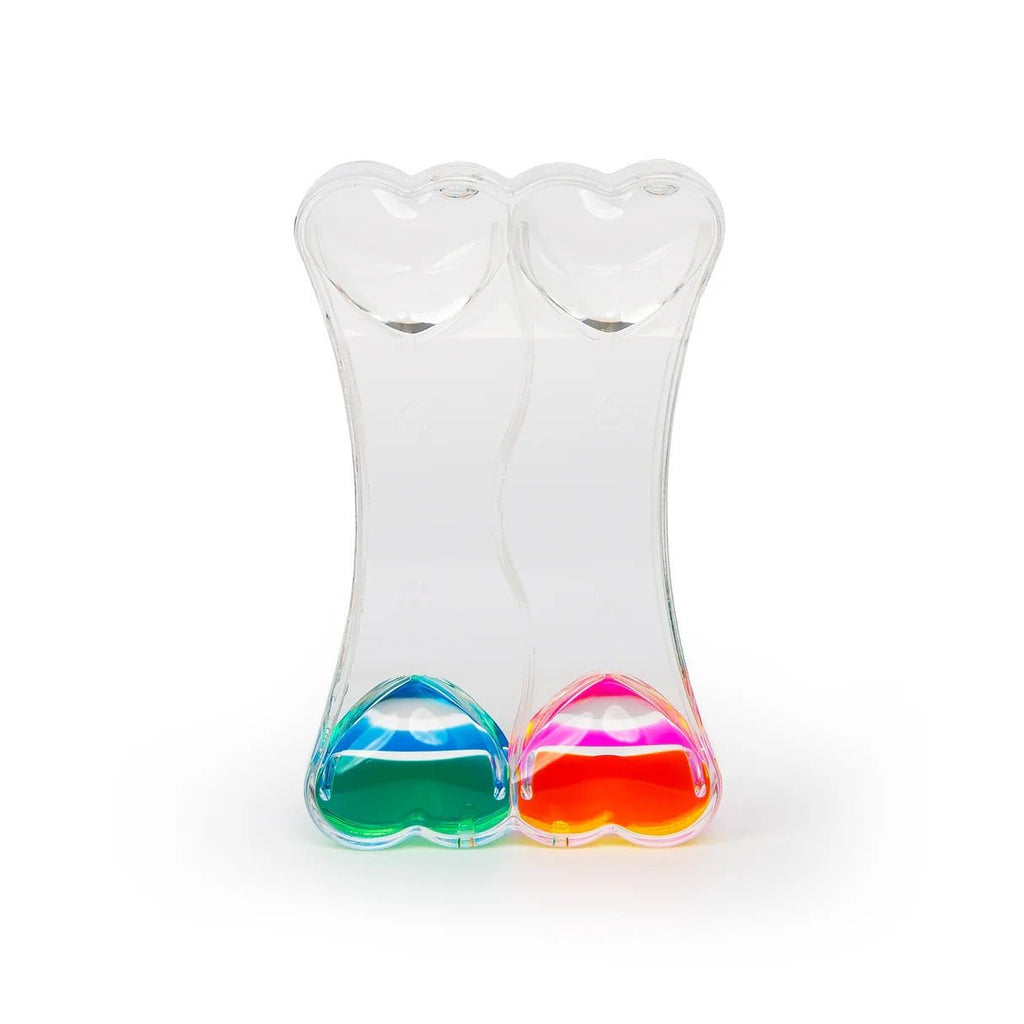 Heart Liquid Motion Timer Sensory Toy - Spiffy - The Happiness Shop