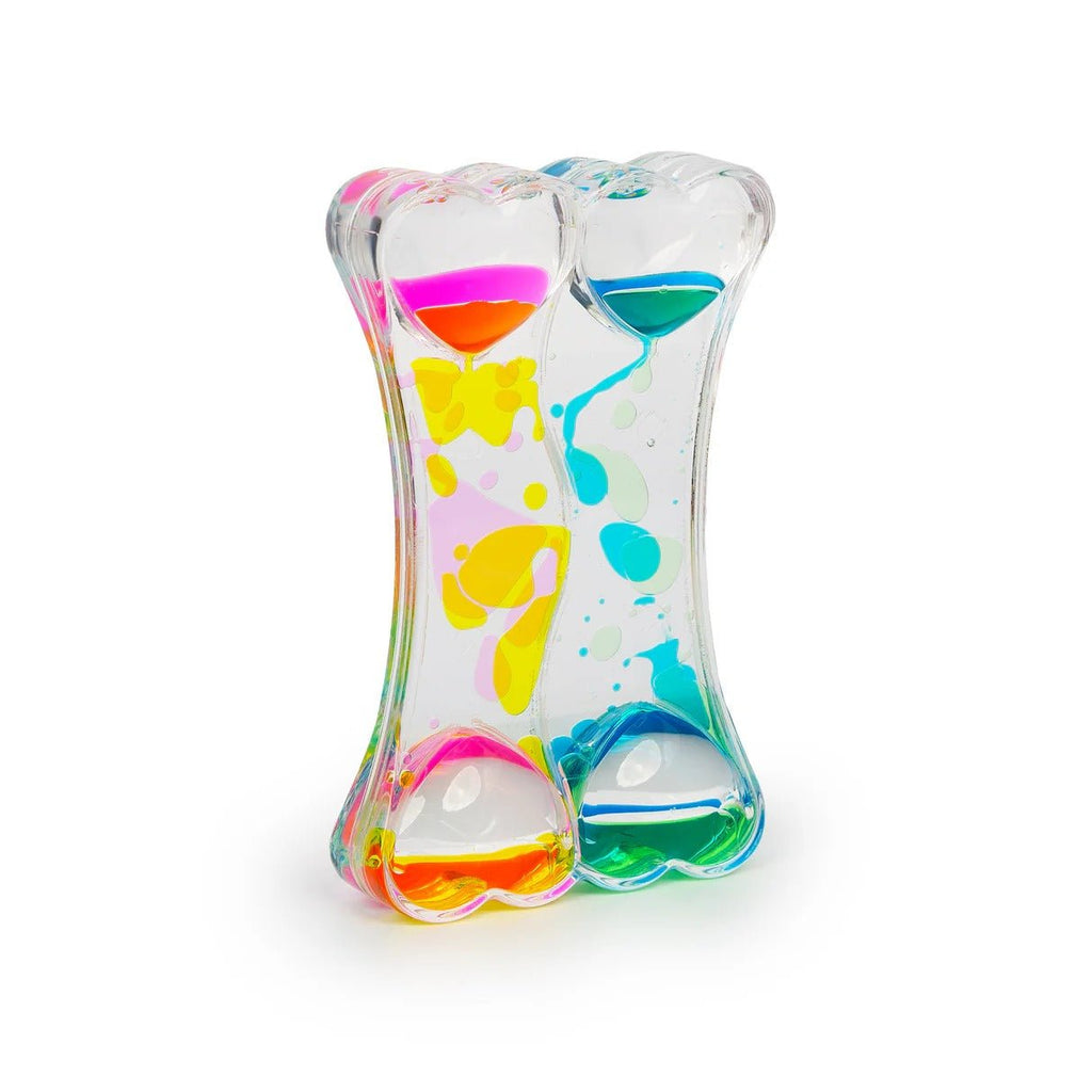 Heart Liquid Motion Timer Sensory Toy - Spiffy - The Happiness Shop