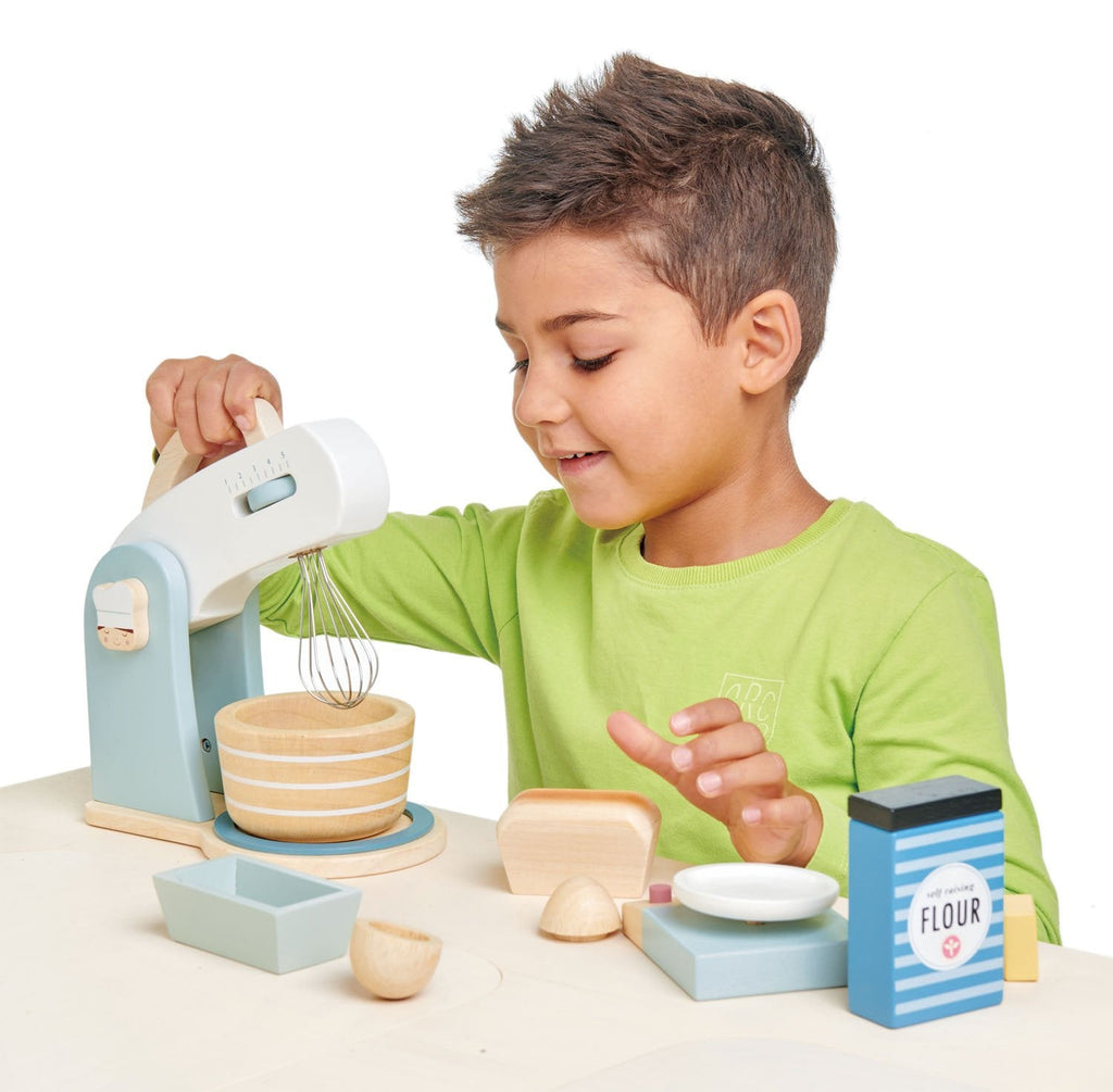 Home Baking Set - Wooden Kitchen Role Play Toy - Spiffy - The Happiness Shop