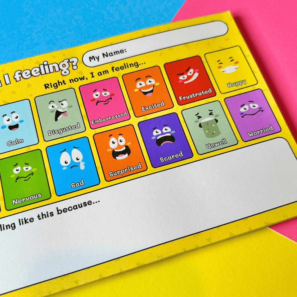 'How Am I Feeling?' A5 Understanding Emotions Notepad - Spiffy - The Happiness Shop
