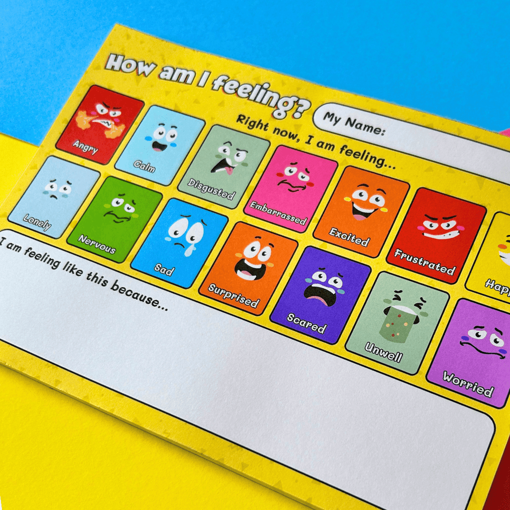 'How Am I Feeling?' A5 Understanding Emotions Notepad - Spiffy - The Happiness Shop