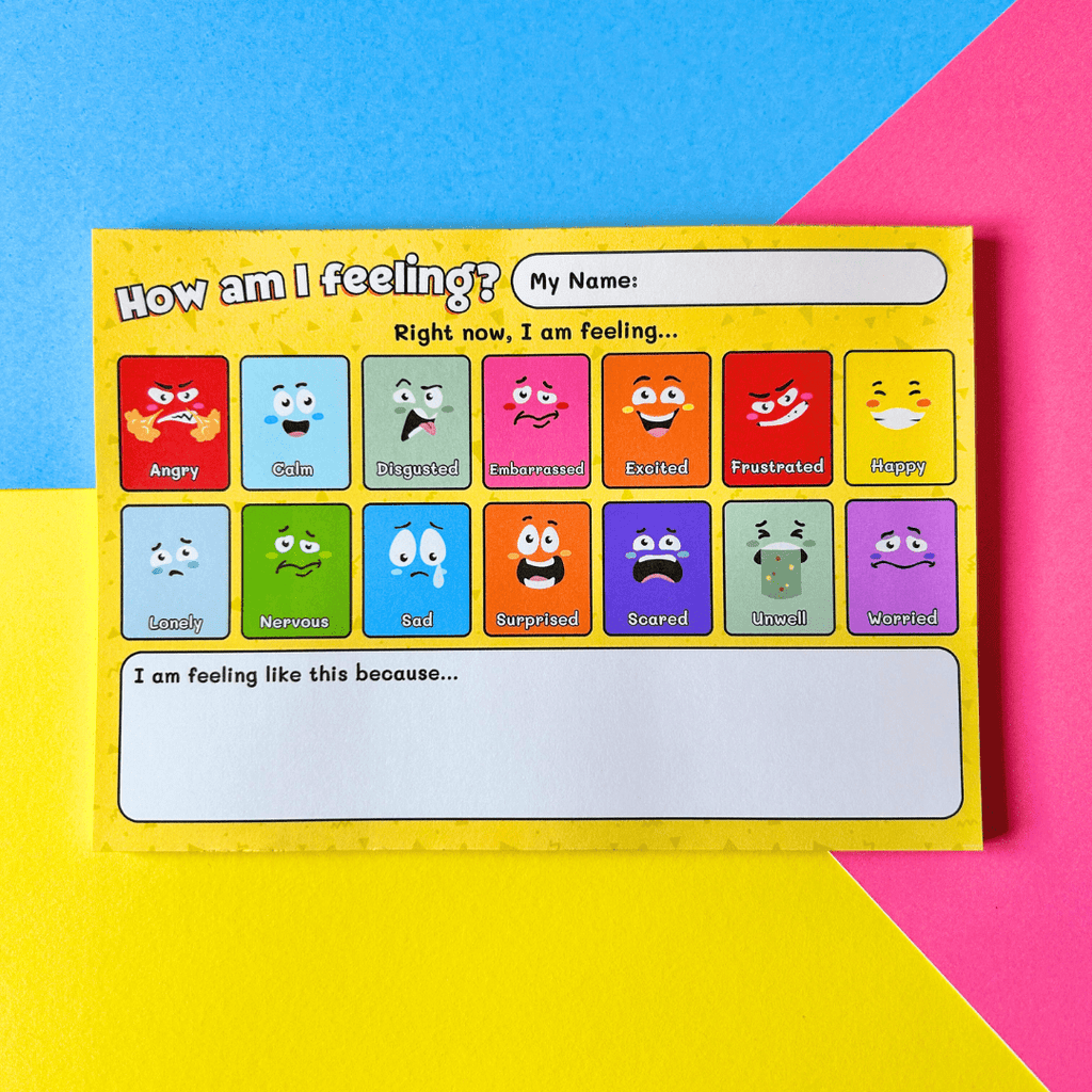 'How Am I Feeling?' A5 Understanding Emotions Notepad - Spiffy - The Happiness Shop