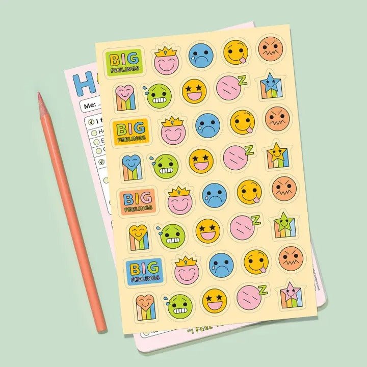 Feeling Wicked Notepad How I Feel Notepad and Stickers – Spiffy - The Happiness Shop