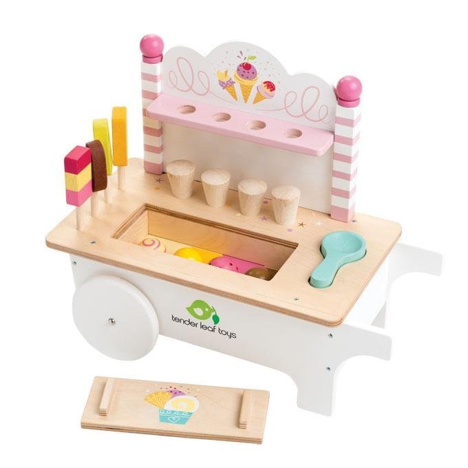 Ice Cream Cart - Wooden Role Play Toy - Spiffy - The Happiness Shop