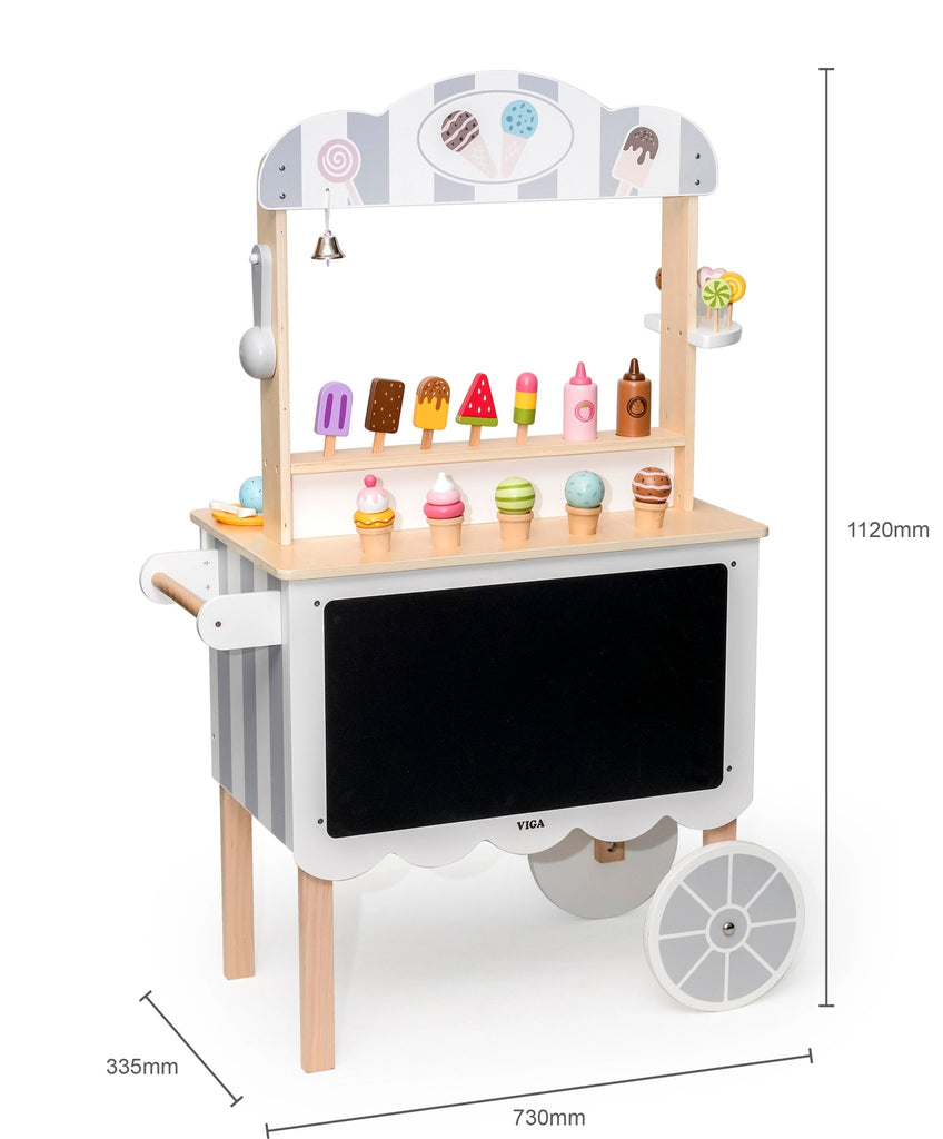 Ice Cream Mobile Shop - Wooden Role Play Set - Spiffy - The Happiness Shop