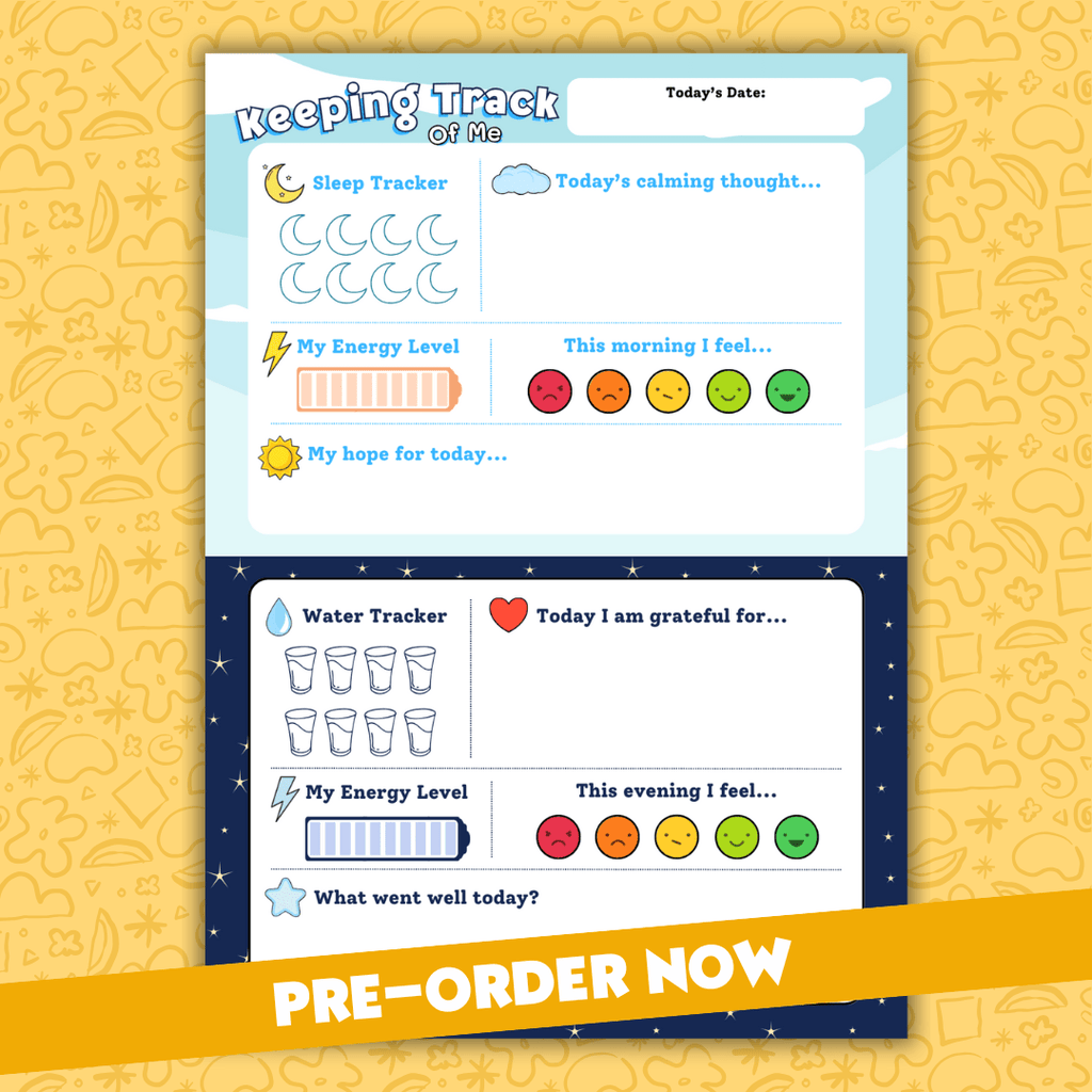 Keeping Track Of Me - A5 Daily Mood Tracker Notepad - Spiffy - The Happiness Shop
