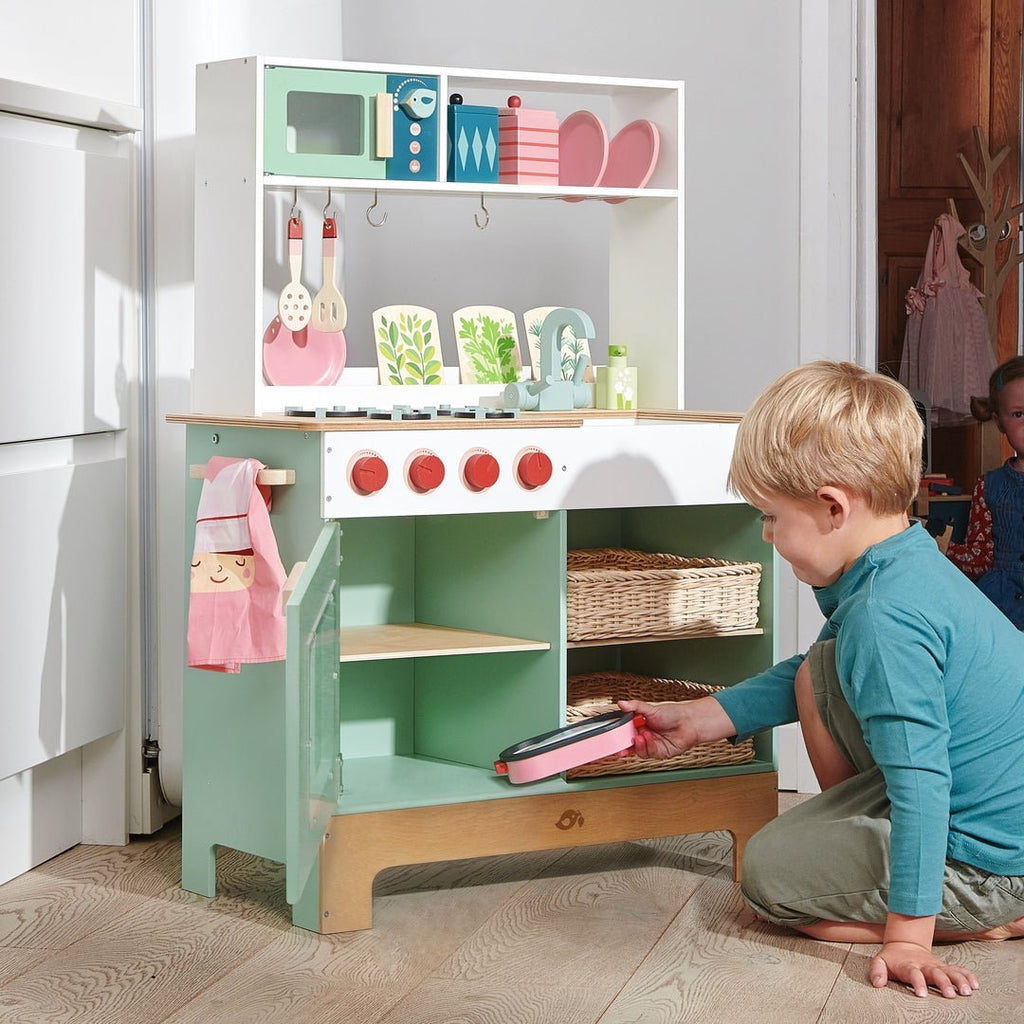 Kitchen Range - Wooden Role Play Set - Spiffy - The Happiness Shop