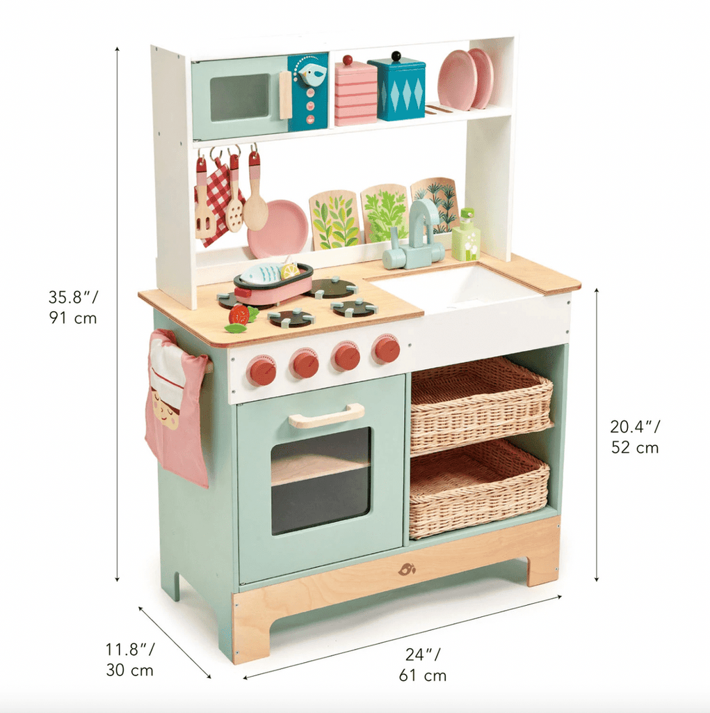 Kitchen Range - Wooden Role Play Set - Spiffy - The Happiness Shop