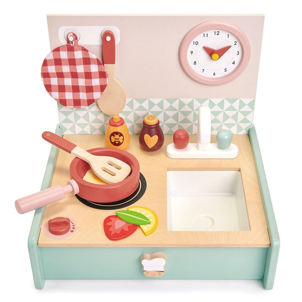 Kitchenette - Wooden Kitchen Role Play Toy - Spiffy - The Happiness Shop