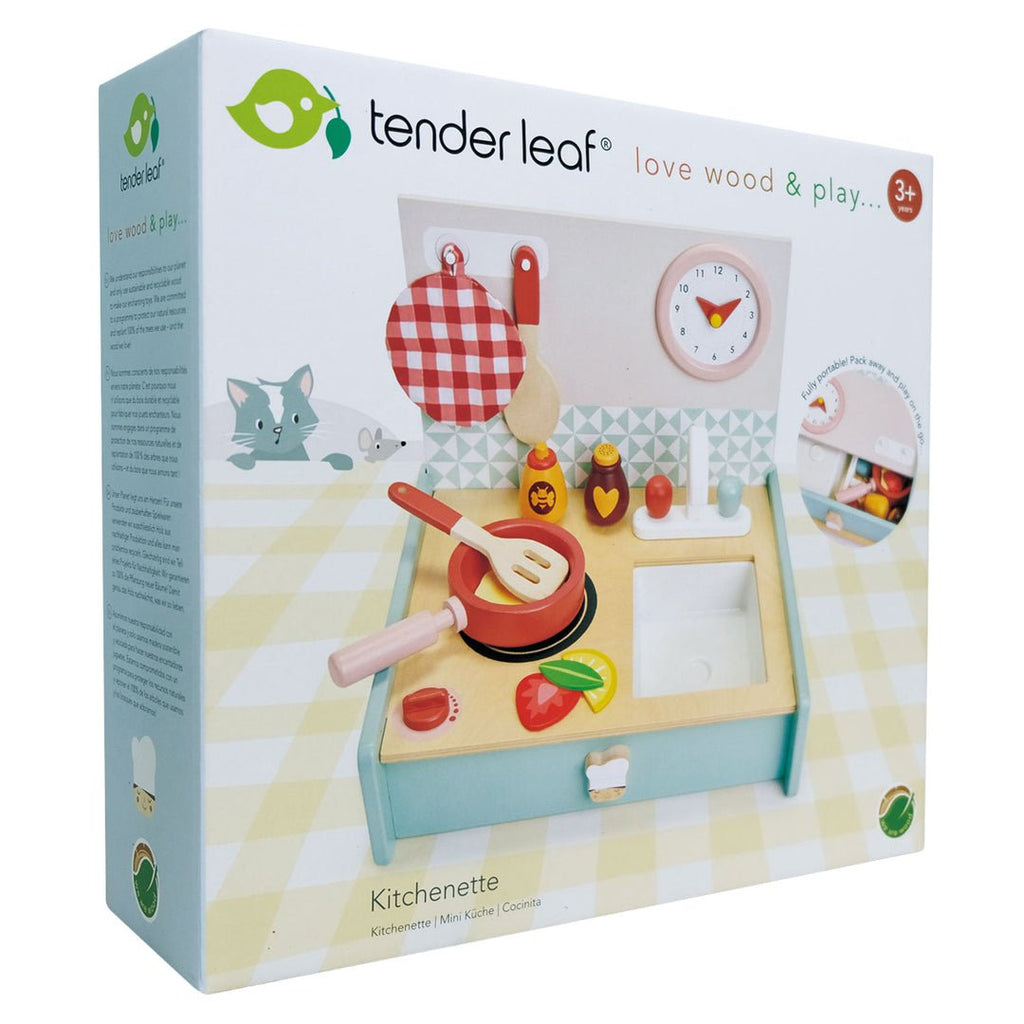 Kitchenette - Wooden Kitchen Role Play Toy - Spiffy - The Happiness Shop