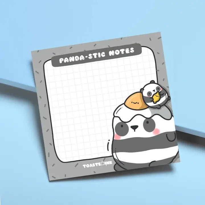 Panda Sticky Notes - Cute Memo Pads - Spiffy - The Happiness Shop