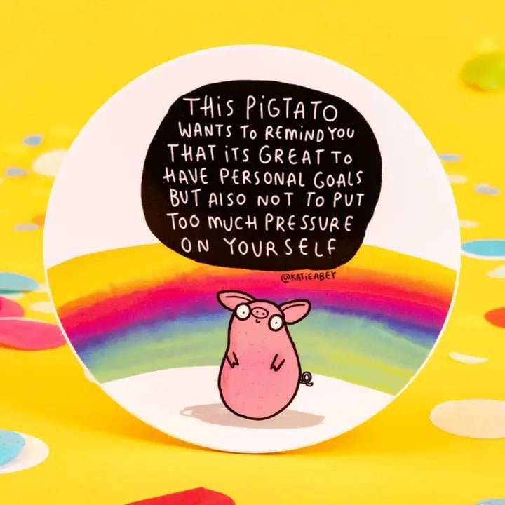 Pigtato Vinyl Sticker - Spiffy - The Happiness Shop