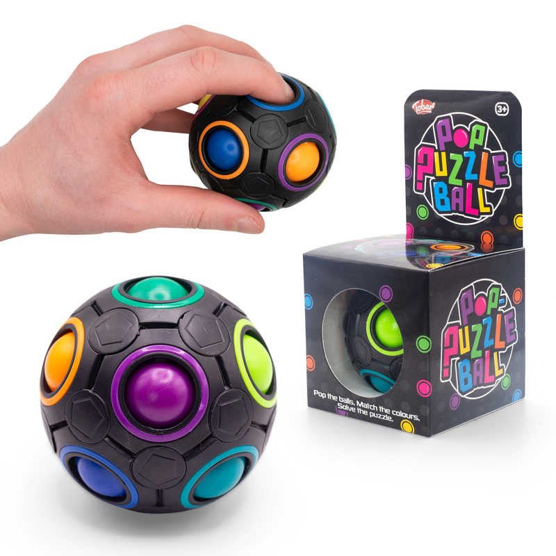 Pop Puzzle Ball Sensory Toy - Spiffy - The Happiness Shop