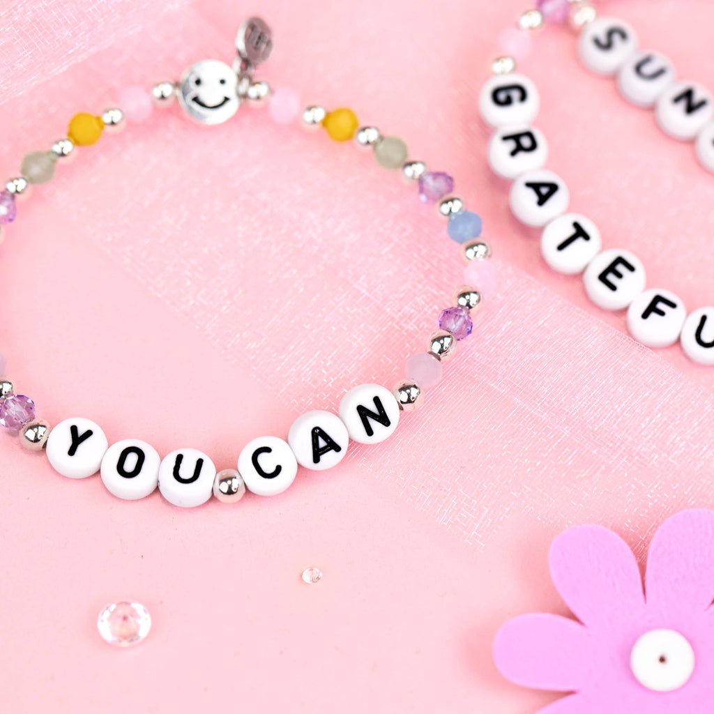 Put Your Positive Pants On - You Can Beaded Bracelet - Spiffy - The Happiness Shop