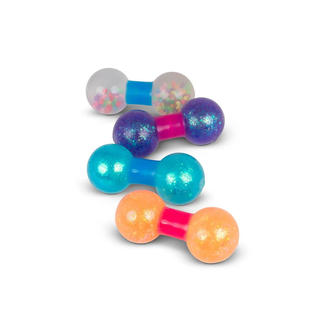 Scrunchems Dumbell Squish And Swirl Sensory Toy - Spiffy - The Happiness Shop