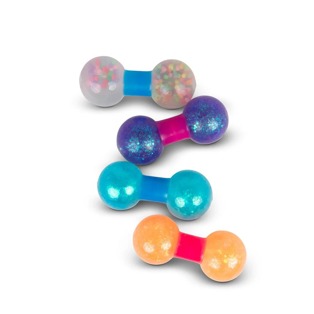 Scrunchems Dumbell Squish And Swirl Sensory Toy - Spiffy - The Happiness Shop
