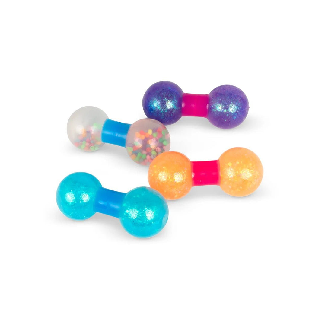 Scrunchems Dumbell Squish And Swirl Sensory Toy - Spiffy - The Happiness Shop