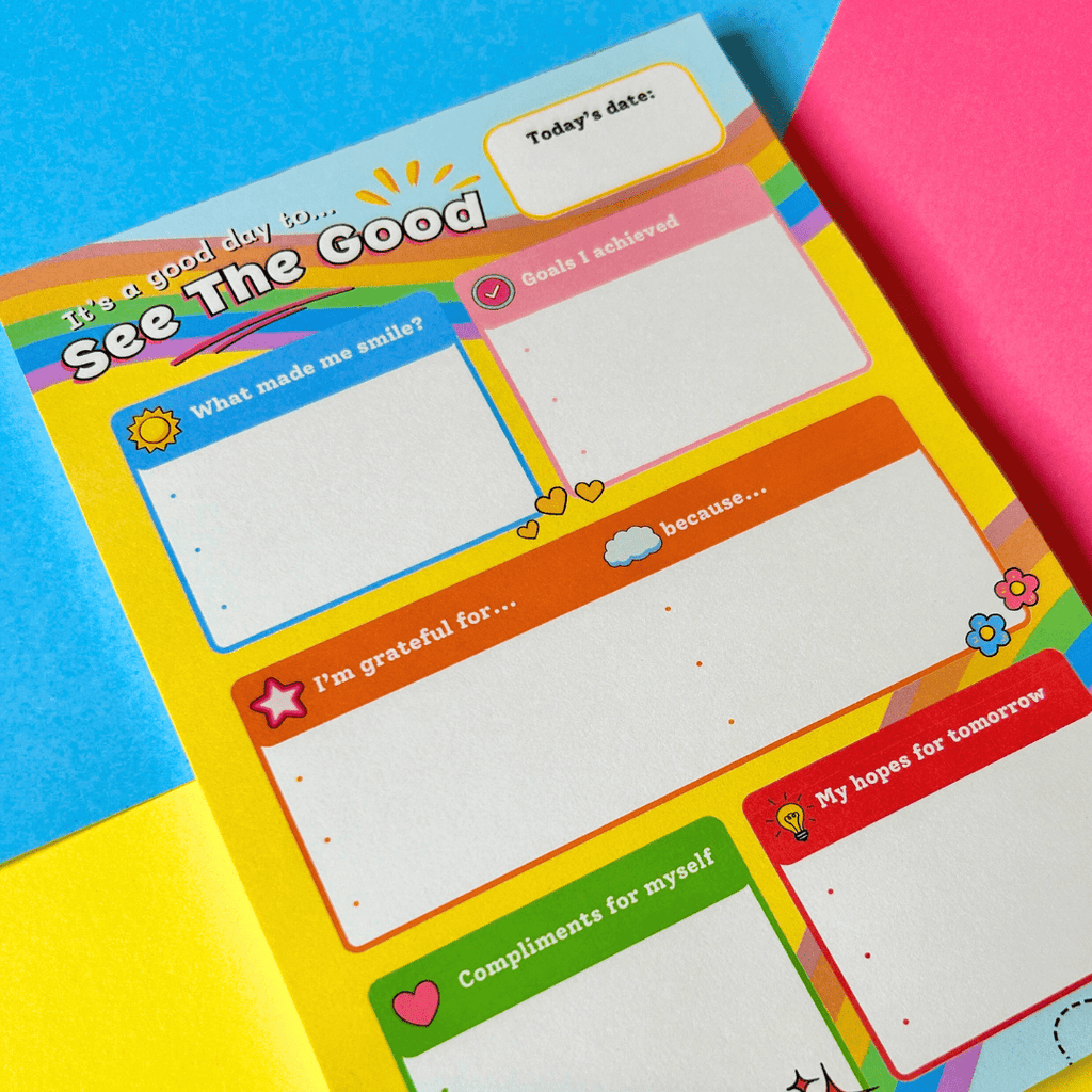 'See the Good' A5 Positive Thinking Notepad - Spiffy - The Happiness Shop