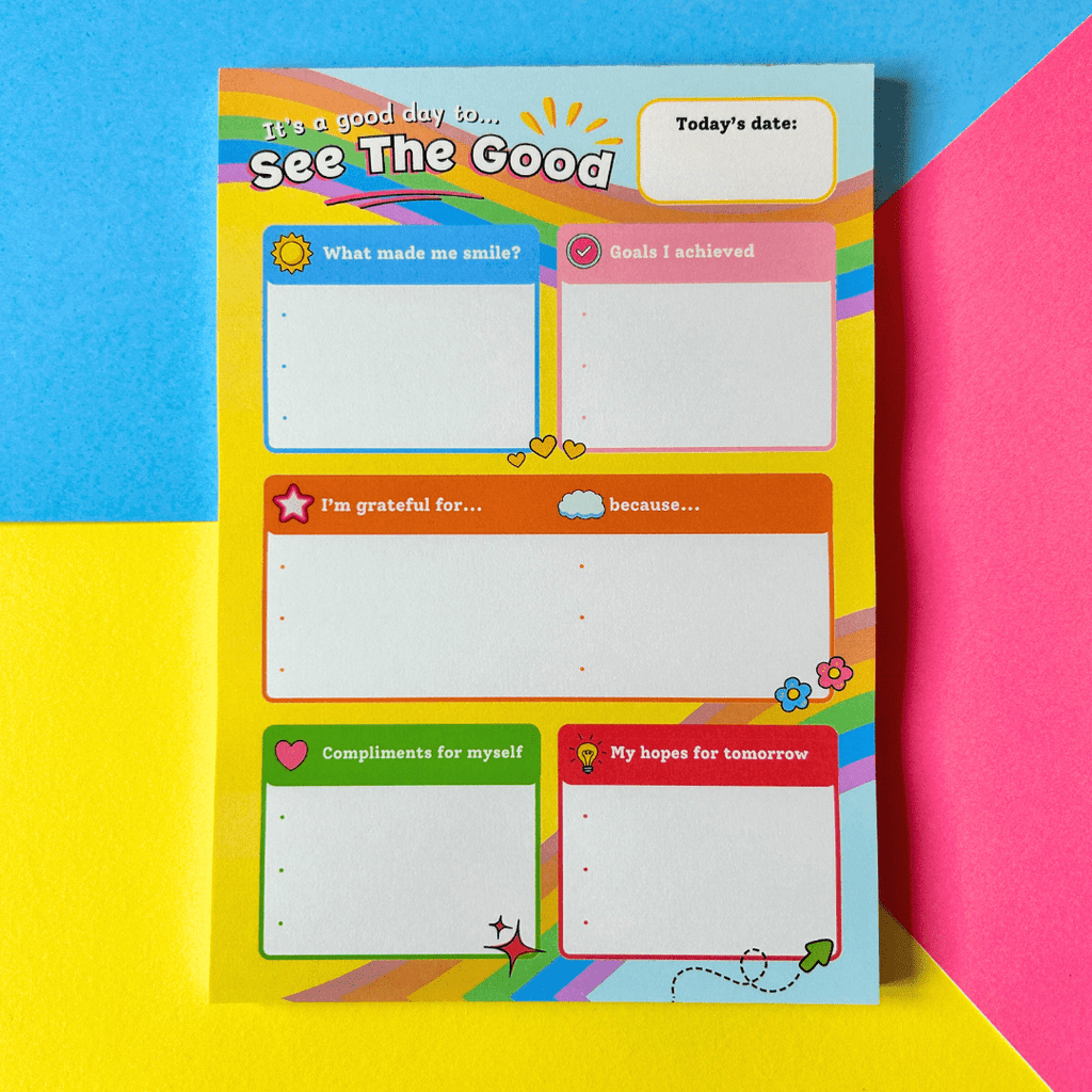 'See the Good' A5 Positive Thinking Notepad - Spiffy - The Happiness Shop